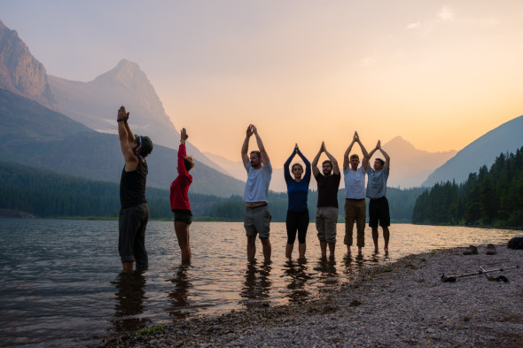 Build a positive culture with outdoor yoga